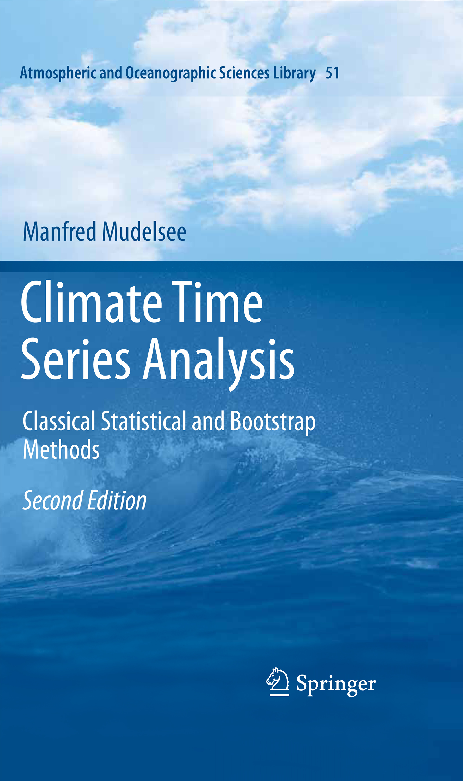 Book cover: Climate Time Series Analysis, second edition (Springer, 2014)